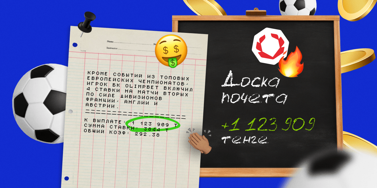 Поставить 3800 и выиграть больше 1 000 000 тенге: случай с футбольным экспрессом