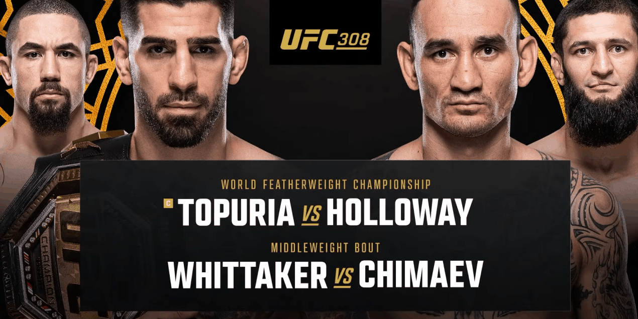 UFC 308: кард, дата и время, где смотреть трансляцию