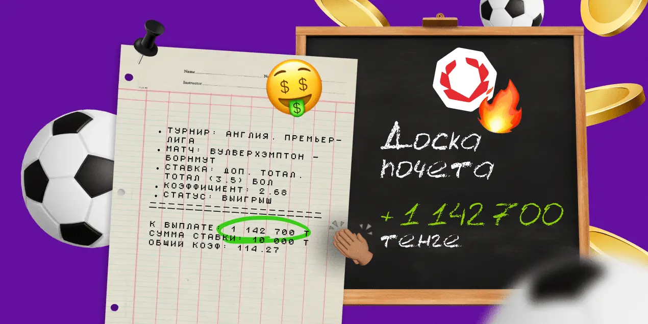 Поставить 10 тысяч и выиграть больше 1 000 000 тенге: реальные ставки на топ-чемпионаты