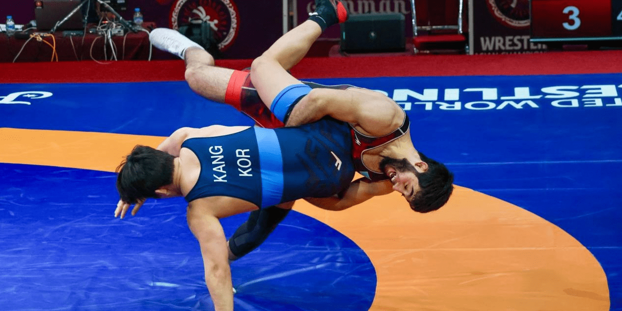 Сборная Казахстана завоевала 4 медали в греко-римской борьбе на чемпионате Азии