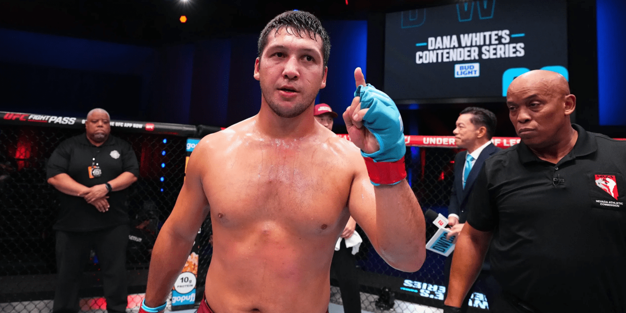 Эксперты: вероятность победы Дияра Нургожая в первом бою UFC — 80%