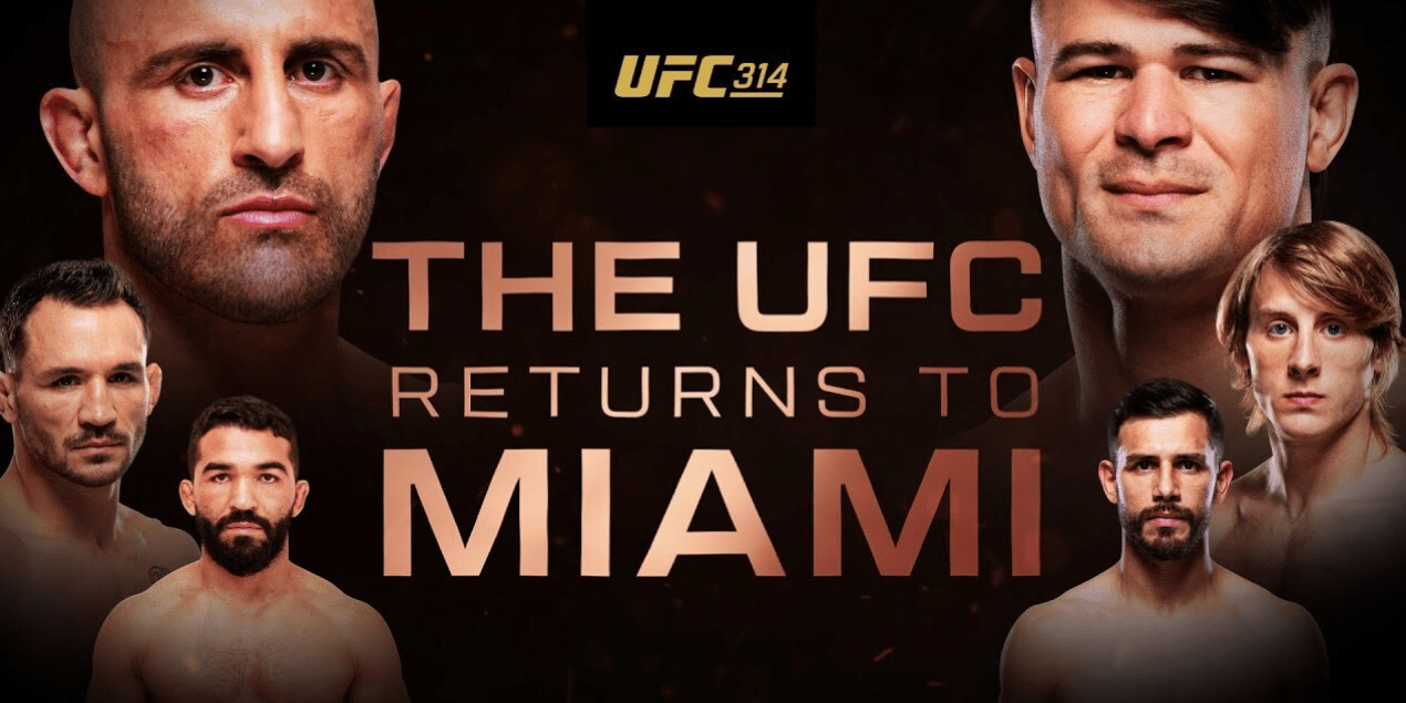 UFC 314: где смотреть трансляцию, кард, дата, время