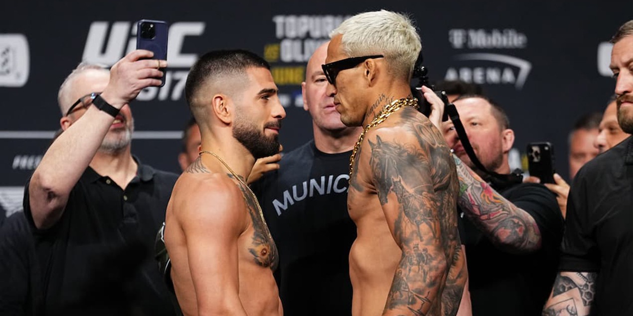 Статистика: Топурия и Оливейра — одни из самых опасных финишеров в UFC