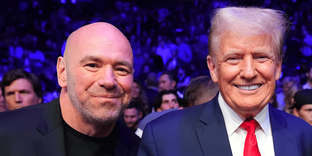 Дана Уайт и Дональд Трамп