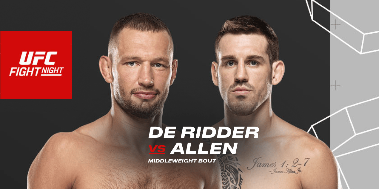 UFC Fight Night 262: Аллен сломил де Риддера и другие результаты канадского карда