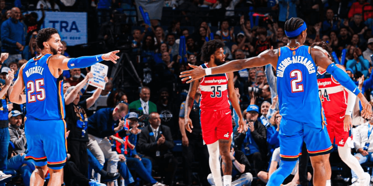 31 очко Гилджес-Александера помогло «Оклахоме» сохранить идеальный старт сезона — 6:0 31 очко Гилджес-Александера помогло «Оклахоме» сохранить идеальный старт сезона — 6:0