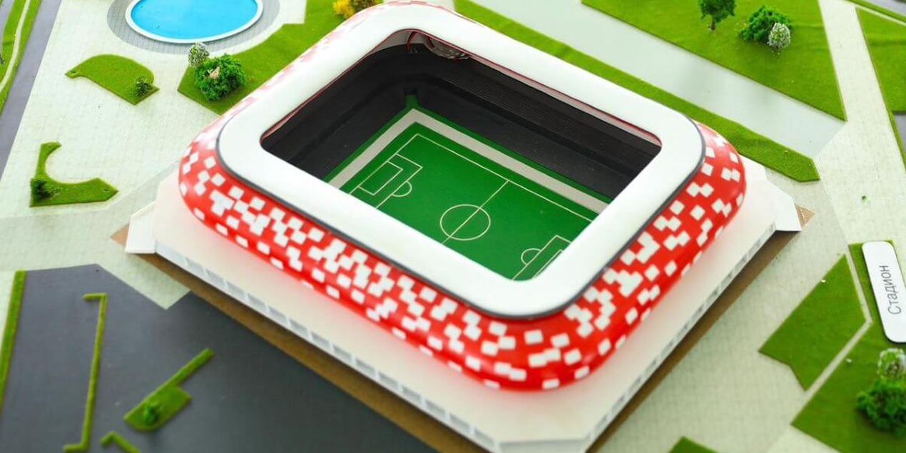 В Актобе начали строительство крупнейшего стадиона в Казахстане