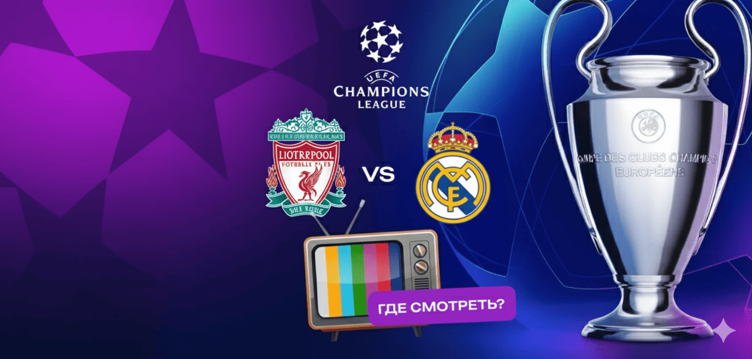 Прямой эфир матча Ливерпуль — Реал: смотреть групповой этап Лиги Чемпионов