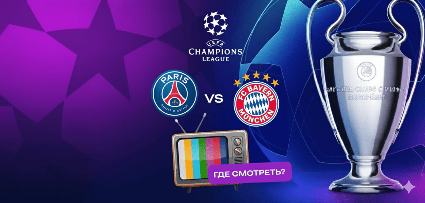 Прямая трансляция ПСЖ» — «Бавария» : смотреть групповой этап Лиги Чемпионов